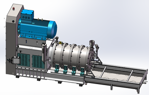 Năng Lượng Mới Loạt Công Nghiệp Cấp Pin Loại Tĩnh Vật Liệu Xả PU Rotor Bead Nhà Máy Mài Thiết Bị RTSM-1000BJP - Product Image 3