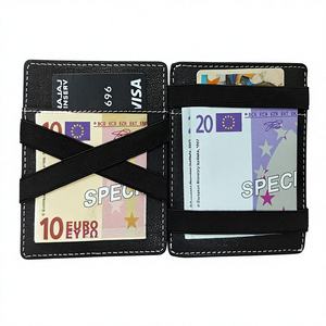 Cartera de Cuero Genuino para Hombre, Hecha a Mano, con Cierre de Broche, Bolsillo Grande para Monedas, Costuras Premium - Product Image 1