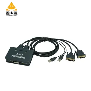 VGA Kvmcable USB Cetak Kabel + DVI Kabel 1.5 M DVI KVM Switch Kabel