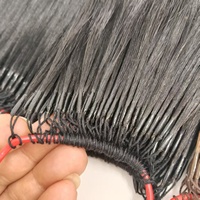 Extensions de cheveux coréennes I-Tip en coton, sans danger pour les cheveux naturels, faciles à poser, en cheveux humains vierges Remy, très demandées en Corée
