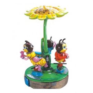 เครื่องเล่นม้าหมุนขนาดเล็ก 3 ที่นั่ง รุ่น JS0005P CN;ZHE 1.5 มินิโอเชียนคาร์ซูเล่ สำหรับเด็กเล่นในร่ม/กลางแจ้ง ใช้ไฟ AC220V/50HZ มีจำหน่าย - Product Image 2