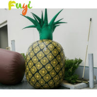 Modelo de piña inflable gigante de Venta caliente para publicidad