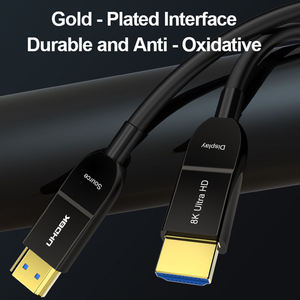 Cable de Fibra Óptica <span class=keywords><strong>HDMI</strong></span> 2.1 8K al por Mayor de Fábrica, OEM ODM, Longitud Personalizada de 1-100m, 48Gbps de Alta Velocidad - Product Image 2