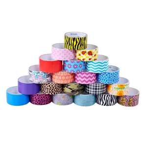 YG oem customized logo fashion waterproof adhesive custom printed cloth duct tape for DIY