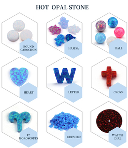 OP55 <span class=keywords><strong>rosa</strong></span> palme gemma <span class=keywords><strong>opale</strong></span> sintetico, forma vegetale charm <span class=keywords><strong>opale</strong></span> sintetico - Product Image 4