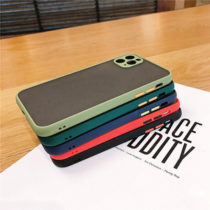 Hot New 2020 Flexible Soft Tpu Pc Translucide Givré Mat Accessoires de Téléphone Portable Cas Pour <span class=keywords><strong>iPhone</strong></span> X 11 <span class=keywords><strong>12</strong></span> Pro Max Cas - Product Image 4