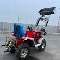 Mini-tracteur agricole 4x4 de 18 CV avec moteur et pompe, accessoires pour tracteur agricole autoporté en promotion