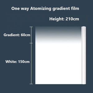 <span class=keywords><strong>Film</strong></span> dégradé givré verre de brouillard carré <span class=keywords><strong>film</strong></span> décoratif <span class=keywords><strong>Film</strong></span> de verre à motif de fumée - Product Image 2