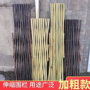 Panneau de clôture rétractable en bambou pour jardin extérieur, treillis pour plantes potagères et roses, facile à assembler, sur pieds. - Product Image 2