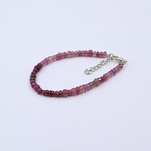 สร้อยข้อมือลูกปัดทับทิมธรรมชาติคุณภาพ AAA+ ดีเยี่ยม เครื่องประดับอัญมณีสำหรับขายส่งไข่มุก คริสตัลธรรมชาติ - Product Image 3