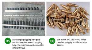 آلة بذر بصواني متدرجة ذات أشكال خاصة مع مكونات أساسية تشمل التروس، إنتاجية عالية، تعمل بالكهرباء وضاغط هواء - Product Image 5