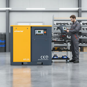 OEM Fabriek Compressor 7,5KW-250KW Multi-power 7-13bar Rotatie Schroef Luchtcompressor Populair - Product Image 4