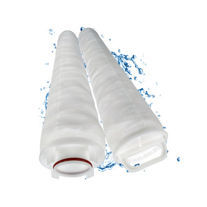 6 Inch Membrane High Flow Rate Pleated Water <b>Filter</b> Cartridge For <b>Ro</b> Water Treatment - Product Image 1