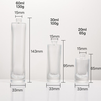 Flacon de parfum en verre rechargeable pour voyage, avec bouchon à vis, 20ml, 30ml, 60ml, pour fabricants de parfums, avec faible MOQ