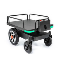 Chariot de ramassage de commandes FOLO-100 Pro à roues électriques multi-niveaux pour entrepôt de fruits, chariot de transport robotisé