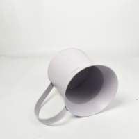 Poudre Enduit Couleur Logo Personnalisé Pot À Lait Style Arrangement De Fleurs Pot Vases Pour Planteur Décor De Jardin