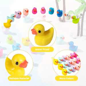 50pcs Mini Statues De Canard En Résine | En Vrac Miniature Paysage Jardin <span class=keywords><strong>Aquarium</strong></span> Pot <span class=keywords><strong>Plante</strong></span> Accessoires pour La Maison De Fête Jeu Maison De Poupée - Product Image 6