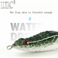 LUTAC leurre grenouille de pêche souple appât artificiel pour leurres de pêche spinners topwater Acier fin à haute teneur en carbone crochet simple 60mm14g