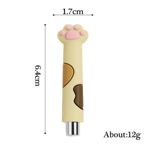 Vente chaude en gros Outil magnétique en métal pour ongles - Conception griffe de chat Aimant puissant Brosse double tête pour salon <span class=keywords><strong>Manucure</strong></span> œil de chat 3D - Product Image 6