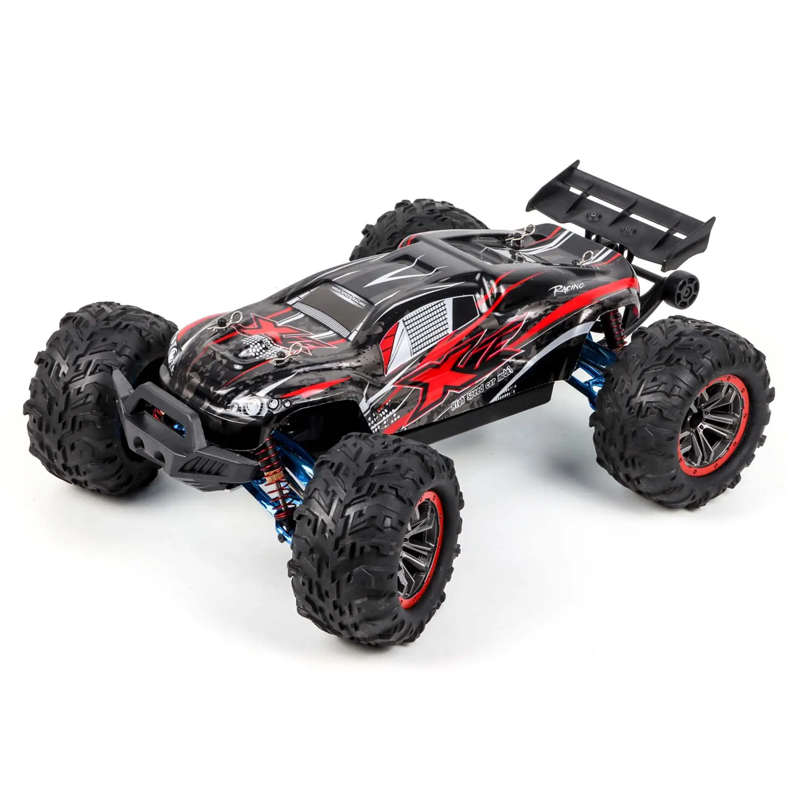 XUEREN F14A mobil RC tanpa sikat 1/10 2.4G 4WD, mobil balap Off-Road kecepatan tinggi 70km/jam, Hub pembawa lengan truk RC