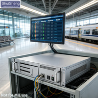 IEC 61373 Résistant aux chocs IP68, résistant à la pulvérisation de sel, fonctionne sous températures extrêmes (-40°C) ° De la lettre C à +85 ° Plateforme informatique robuste
