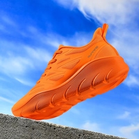 Chaussures de sport décontractées en tricot avec logo personnalisé, chaussures de marche unisexes, chaussures de sport quotidiennes, semelle flexible, chaussures de marque privée