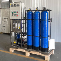 Purification de l'eau en conteneur de haute qualité, système d'osmose inverse, capacité de 25m3/heure pour l'eau potable de l'eau de puits