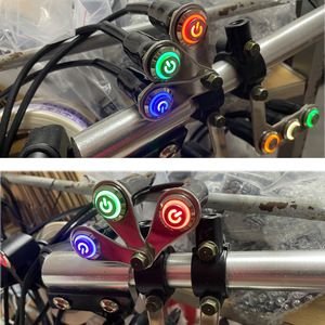 Mochi Motorcycle <b>Switch</b> Single Hole Indicator <b>Light</b> <b>Waterproof</b> Modified Steering Control For Off Road Vehicle - Product Image 4