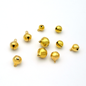 Collar de campana pequeña para perros y gatos, 6mm a 18mm, decoración de árbol de Navidad, artesanías de Metal para mascotas, venta al por mayor - Product Image 4