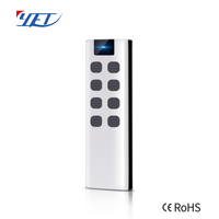 Nouvelle télécommande sans fil RF blanche 315/433 MHz à code d'apprentissage 1/2/3/4/6/8/10 pour porte de garage