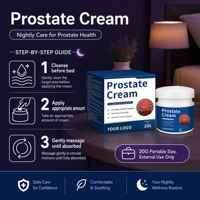 Crème Douce pour la Prostate, Hypoallergénique, à Base d'Extraits Végétaux pour le Bien-être Masculin, Soutien des Voies Urinaires, Réduit les Règles Nocturnes, 20g