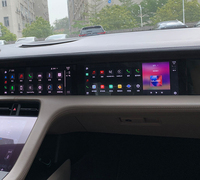 Autoradio Android Krando 11'' pour Porsche Taycan 2019 - 2025, mise à niveau vers le lecteur multimédia 2024, écran passager, copilote, GPS