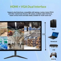 Monitor LCD 24 Inci 1080p Model E4K dengan Sudut Pandang 175 Derajat, Tahan Lama untuk Penggunaan Publik & Dalam/Luar Ruangan