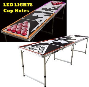 Nhà Máy Trực Tiếp Giá Rẻ Xách Tay Glowing Beer Pong Bóng Bảng - Product Image 3