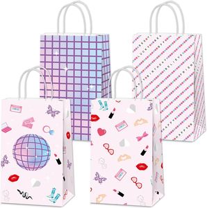 Sac cadeau en papier kraft blanc de haute qualité pour cadeaux, sacs en papier d'emballage personnalisés avec logo et poignées pour cadeaux - Product Image 1