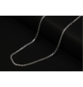 สร้อยคอคลาสสิกเงินแท้ 64% รุ่นร่วมสมัยจาก SATVA SILVER พร้อมโซ่เคลือบโรเดียมสำหรับงานปาร์ตี้ - Product Image 4