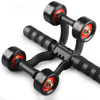 CHENGMO SPORTS Prix d'usine 4 roues abs roller roue abdominal muscle exerciseur home gym fitness rebond AB wheel roller