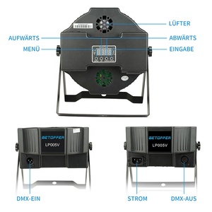 Lớn cái môi betopper bảy ngôi sao giai đoạn dẫn ánh sáng LP005 18*1 wát <span class=keywords><strong>LED</strong></span> tacho parled Proton banador <span class=keywords><strong>DMX</strong></span> cho Đảng đám cưới Disco - Product Image 3