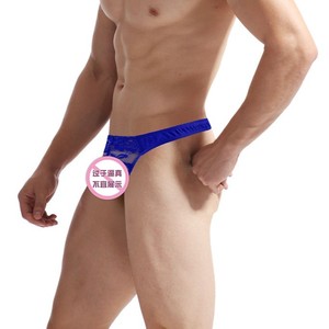 Lencería Sexy para Hombre, Traje de Baño al por Mayor, Tanga Sexy de Malla Semitransparente, Calzoncillos <span class=keywords><strong>Gay</strong></span> - Product Image 3