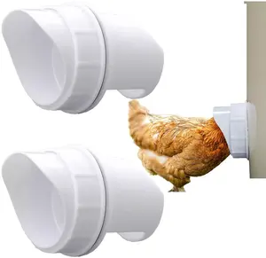 Nieuw Type Kip Feeder Poort Met Regenhoes Voor Pluimvee Kip Voedsel Voeden Systeem Dier Feeders