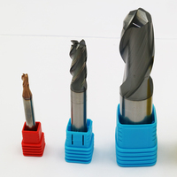 Fraise à compression 2 dents 3 mm, fraise en carbure 8 mm 1/2, fraise en carbure 3 dents pour machine CNC