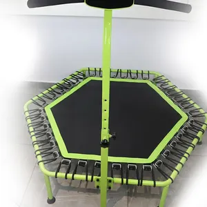 Thiết kế mới 40 inch xách tay chuyên nghiệp nhảy lục giác Trampoline bền gấp cao đàn hồi trampolines