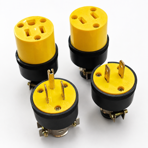 AULIPUR Spina di alimentazione sudamericana a 2/3 pin, 125A/15A, in PVC, maschio/femmina, assemblata. - Product Image 1