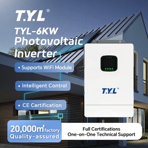 Sistema Solar Híbrido Monofásico de Alto Rendimiento TYL TYL-6KW 6kW, 99% de Eficiencia, Salida de 40A, 50/60Hz para Uso Doméstico, 220-240V TYL-6KW CT - Product Image 1