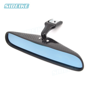 Bất sợi carbon gương chiếu hậu kính màu xanh đua gương cho tất cả các xe - Product Image 3