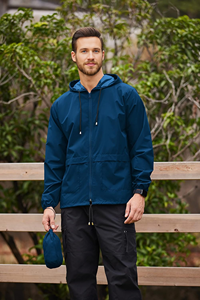Chaqueta Impermeable y Cortavientos Ligera para Hombre, con Cuello Alto, Plegable, para Viajes, Senderismo, <span class=keywords><strong>Ciclismo</strong></span>, <span class=keywords><strong>Invierno</strong></span> - Product Image 4