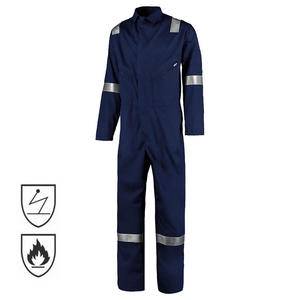 CE Certificate Custom Fire Resistant Anti-Static Labour FRC Mining Industry Ultima Coverall Workwear for Welder - Product Image 1