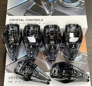 クリスタルギアシフトノブボタンハンドルはBMW12 3 4 5 67シリーズX1X2 X3 X4 X5 X6 X7 I8Z4シフトノブカーインテリアパーツに適合 - Product Image 3