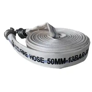 2 Inch Polyester Filament Jacket Intensification Fire Hose Nozzle Color As Per Requirements Russian Type Coupling Fire Hose