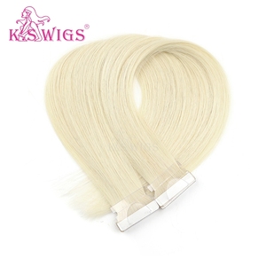 Extensions de cheveux adhésives KSWIGS Factory Direct 100% cheveux vierges Remy alignés sur les cuticules, invisibles et sans couture, pour salons et vente en gros - Product Image 6